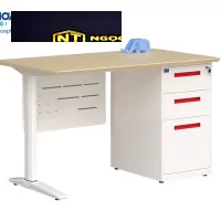 Bàn làm việc Luxury có hộc liền UN140HLCS3 - UN160HLCS3